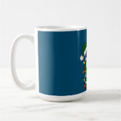 Afrikanischer amerikanischer Weihnachtsmann Ugly C Kaffeetasse (Links)