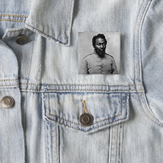 Afrikanischer amerikanischer ziviler button (Beispiel)