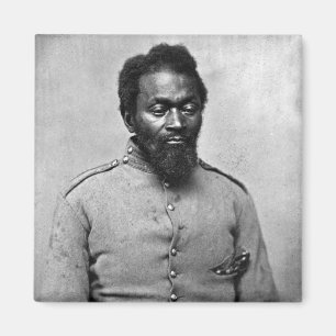 Afrikanischer amerikanischer ziviler magnet