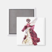 Afrikanischer Angel Magnet (Vorderseite/Rückseite)