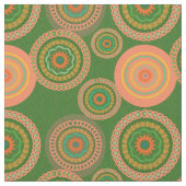 Afrikanischer Artdruck Stoff (Nahaufnahme)