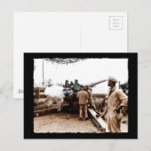 Afrikanischer Artillerymen Weltkrieg Postkarte (Vorne/Hinten)