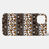 afrikanischer Ausdruck mit Gesichtshautmuster Case-Mate iPhone Hülle (Rückseite (Horizontal))