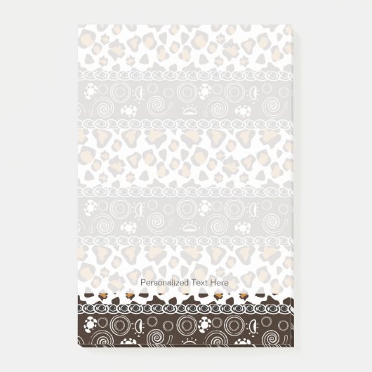 afrikanischer Ausdruck mit Haarschnitt Post-it Klebezettel (Vorderseite)