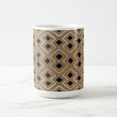 Afrikanischer BaKuba-Stammeskaffeebecher Kaffeetasse (Mittel)