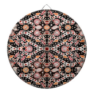 Afrikanischer Batik-Kletter Efeu Dartscheibe