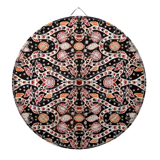 Afrikanischer Batik-Kletter Efeu Dartscheibe (vorne)