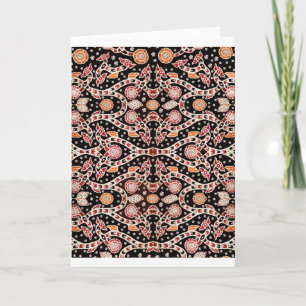 Afrikanischer Batik-Kletter-Efeu Karte