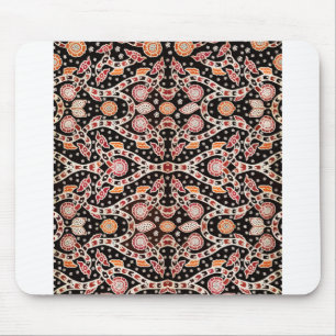 Afrikanischer Batik-Kletter-Efeu Mousepad