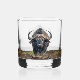 Afrikanischer Büffel Whiskyglas