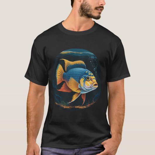Afrikanischer Buntbarsch T-Shirt (Vorderseite)