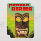 afrikanischer Carvingkopf (Vorne/Hinten)