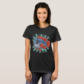 Afrikanischer Cichlide T-Shirt (Vorne ganz)