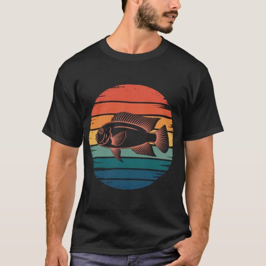 Afrikanischer Cichlide T-Shirt (Vorderseite)
