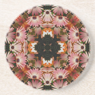 Afrikanischer Daisy Kaleidoscope Untersetzer