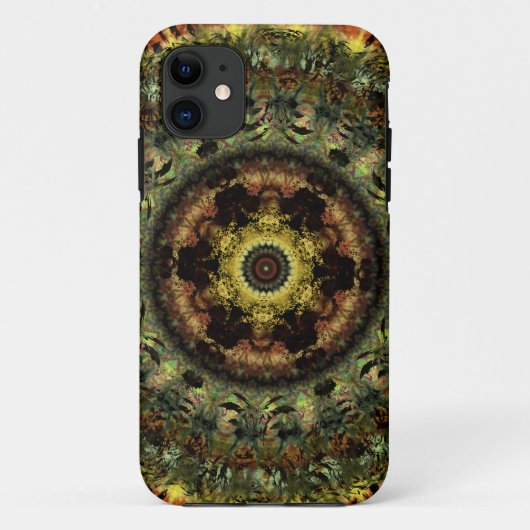 Afrikanischer Dämmerungs-Mandala iPhone 5 Fall Case-Mate iPhone Hülle (Rückseite)