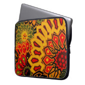 afrikanischer Druck Laptopschutzhülle (Vorderseite Links)
