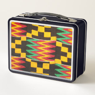 Afrikanischer Druck Metall Brotdose