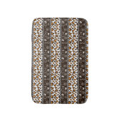 Afrikanischer Druck mit Gepardhautmuster Badematte (Vorderseite Vertikal)