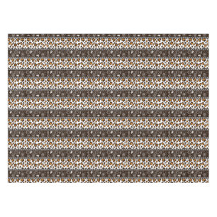 Afrikanischer Druck mit Gepardhautmuster Tischdecke