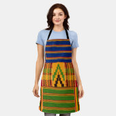 Afrikanischer Druck Schürze (Getragen)