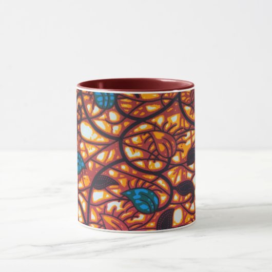 Afrikanischer Druck Tasse (Zentrum)