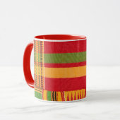 Afrikanischer Druck Tasse (Vorderseite Links)