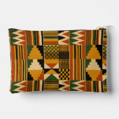 Afrikanischer Druck Zubehörtasche (Rückseite)