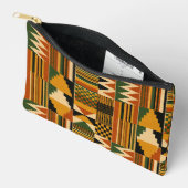 Afrikanischer Druck Zubehörtasche (Offen)