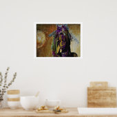 Afrikanischer Dschungel-Junge Poster (Küche)