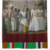 Afrikanischer Duschvorhang (Vorderseite)