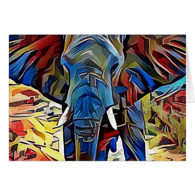 Afrikanischer Elefant (Vorderseite (Horizontal))