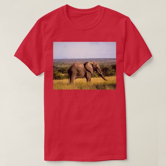 Afrikanischer Elefant 1 T-Shirt (Design vorne)