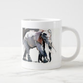 Afrikanischer Elefant 2012 Jumbo-Tasse (Rechts)