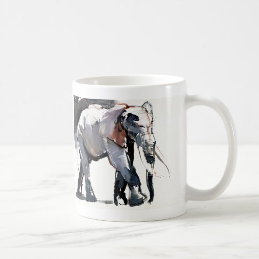 Afrikanischer Elefant 2012 Kaffeetasse (Rechts)