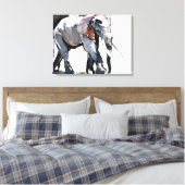 Afrikanischer Elefant 2012 Leinwanddruck (Insitu (Schlafzimmer))