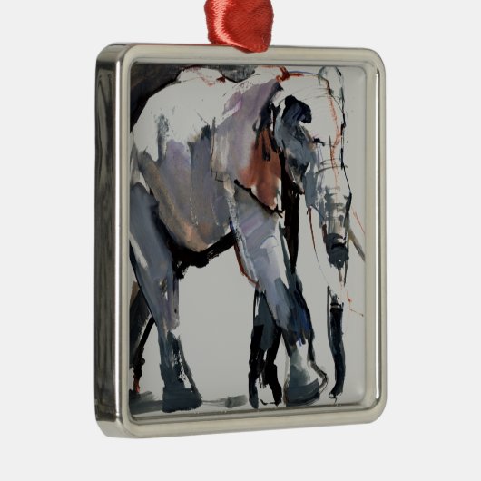 Afrikanischer Elefant 2012 Silbernes Ornament (Rechts)