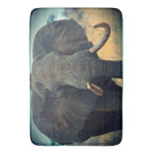 Afrikanischer Elefant Badematte (Vorderseite Vertikal)