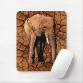 Afrikanischer Elefant Big Five Wildlife Animal Mou Mousepad (Mit Mouse)