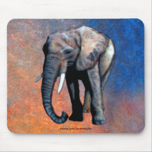 Afrikanischer Elefant Big Five Wildlife Animal Mou Mousepad