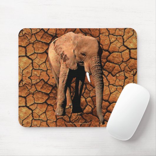 Afrikanischer Elefant für Wildlife Supporter Mouse Mousepad (Mit Mouse)