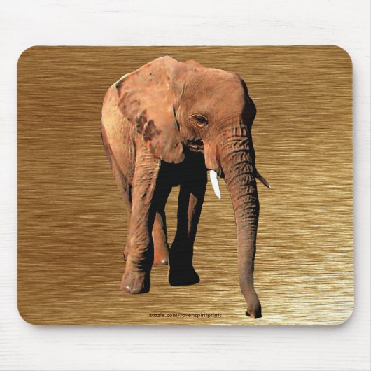 Afrikanischer Elefant für Wildlife Supporter Mouse Mousepad (Vorne)