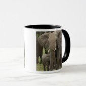 Afrikanischer Elefant | Herde Tasse (VorderseiteRechts)