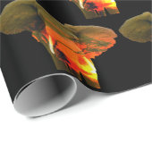 Afrikanischer Elefant in den Serengeti Geschenkpapier (Rolleneckpunkt)