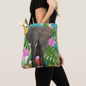 Afrikanischer Elefant Jungle Safari Tierwelt Kunst Tasche (Von Nahem)