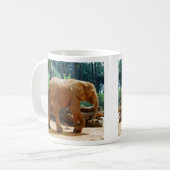 Afrikanischer Elefant Kaffeetasse (Vorderseite Links)