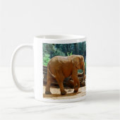 Afrikanischer Elefant Kaffeetasse (Links)