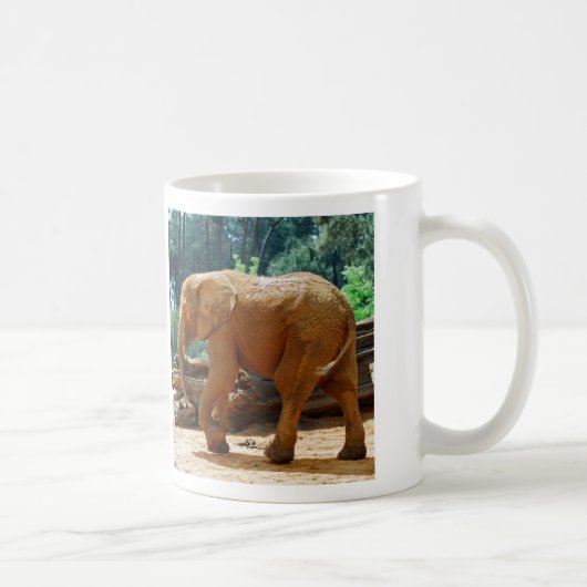 Afrikanischer Elefant Kaffeetasse (Rechts)
