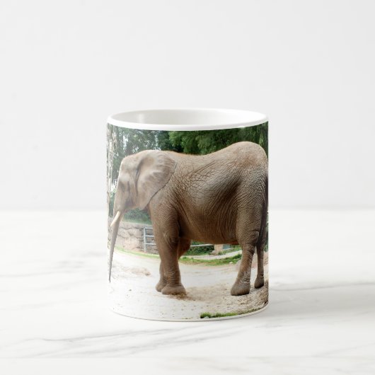 Afrikanischer Elefant Kaffeetasse (Mittel)