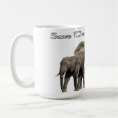 Afrikanischer Elefant Kaffeetasse (Links)